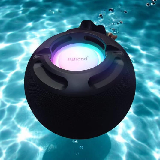 K Board Bluetooth Speaker – Rechargeable, Waterproof, Floating Design with LED Lights & Powerful Bass